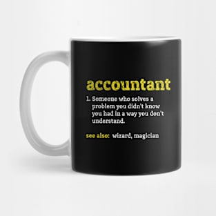 Funny Accountant  Definition Tax Season Gift Mug